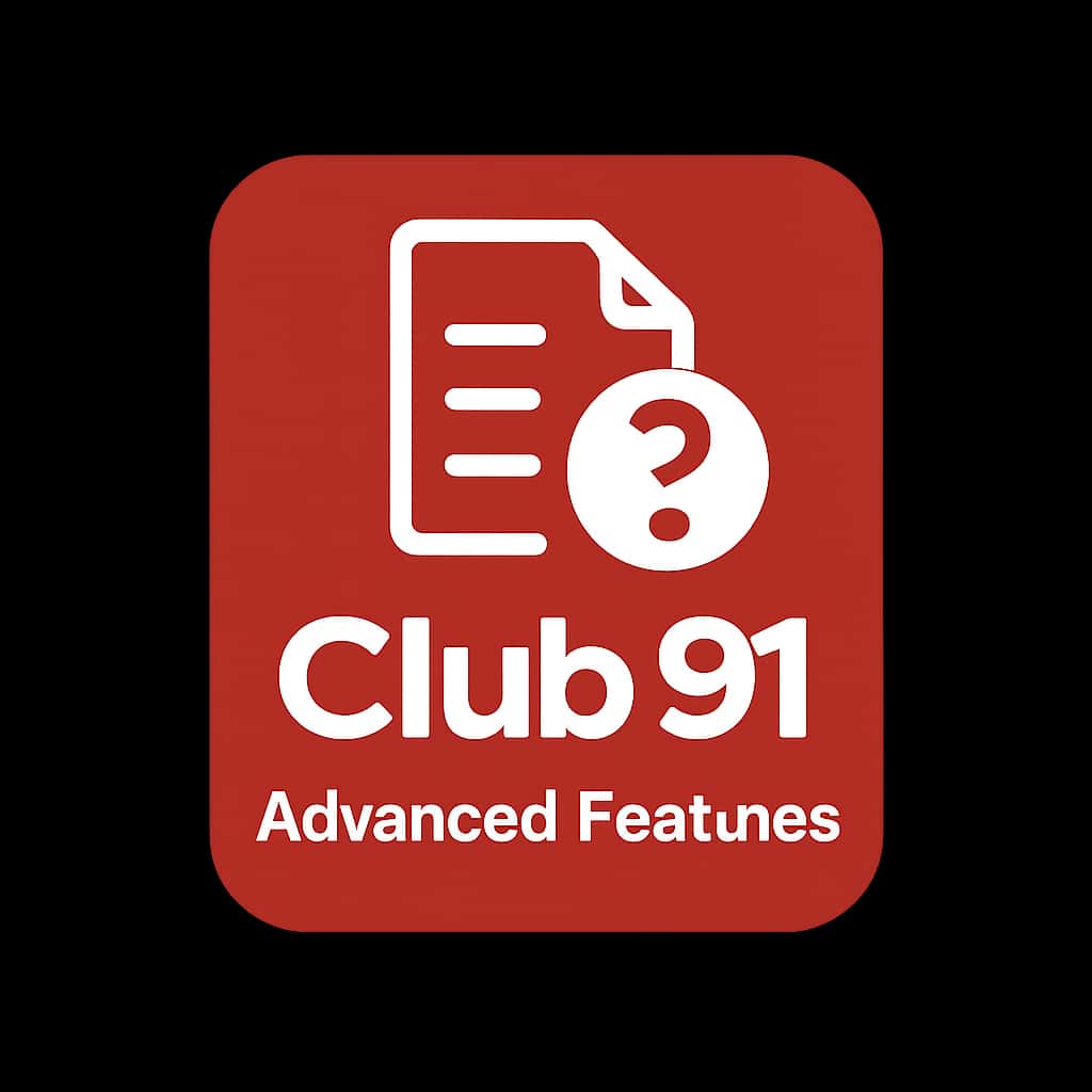 Icon representing Club 91 Advanced Features.