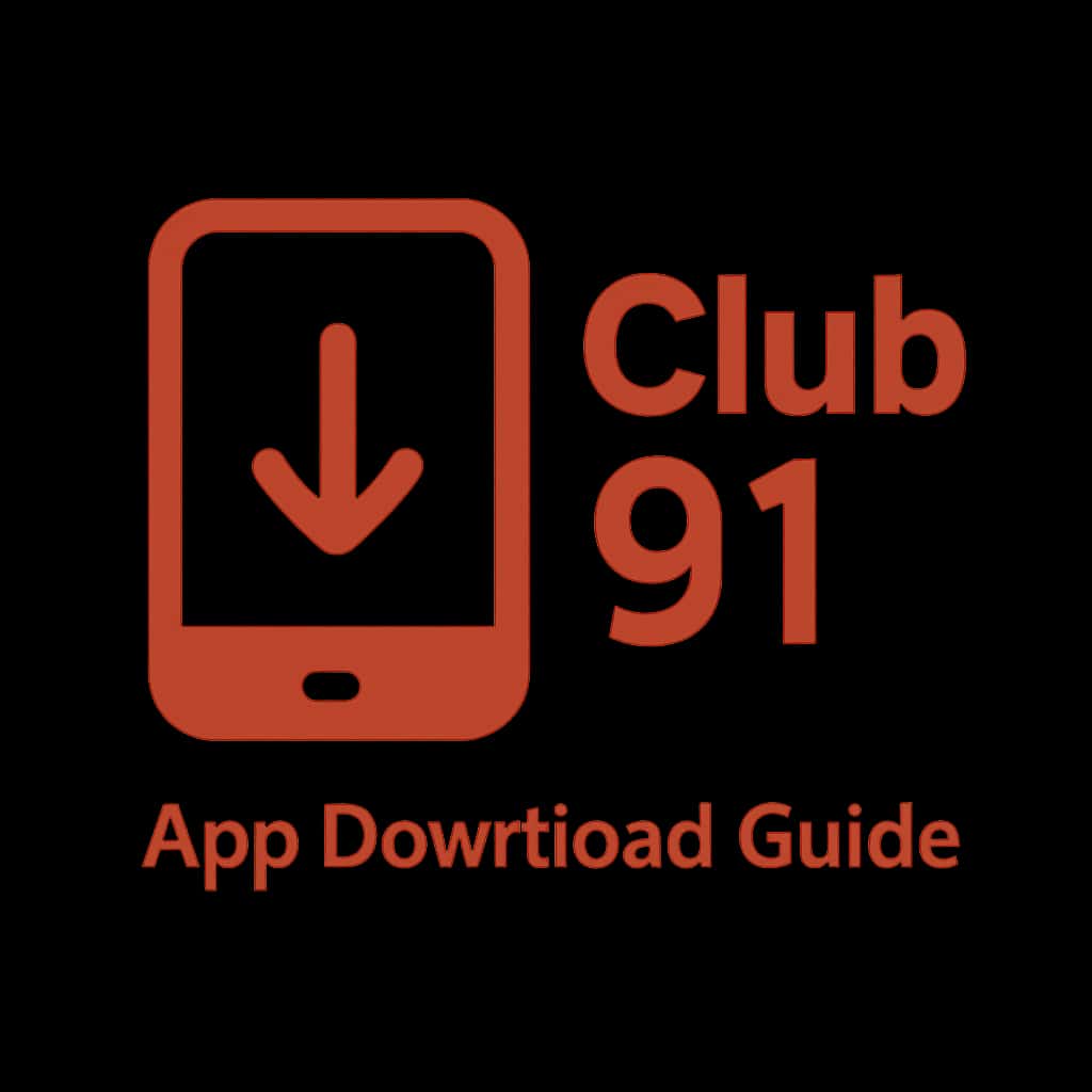 Badge representing Club 91 App Download Guide.