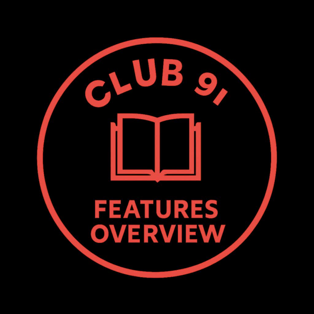 An icon representing Club 91 Features Overview.
