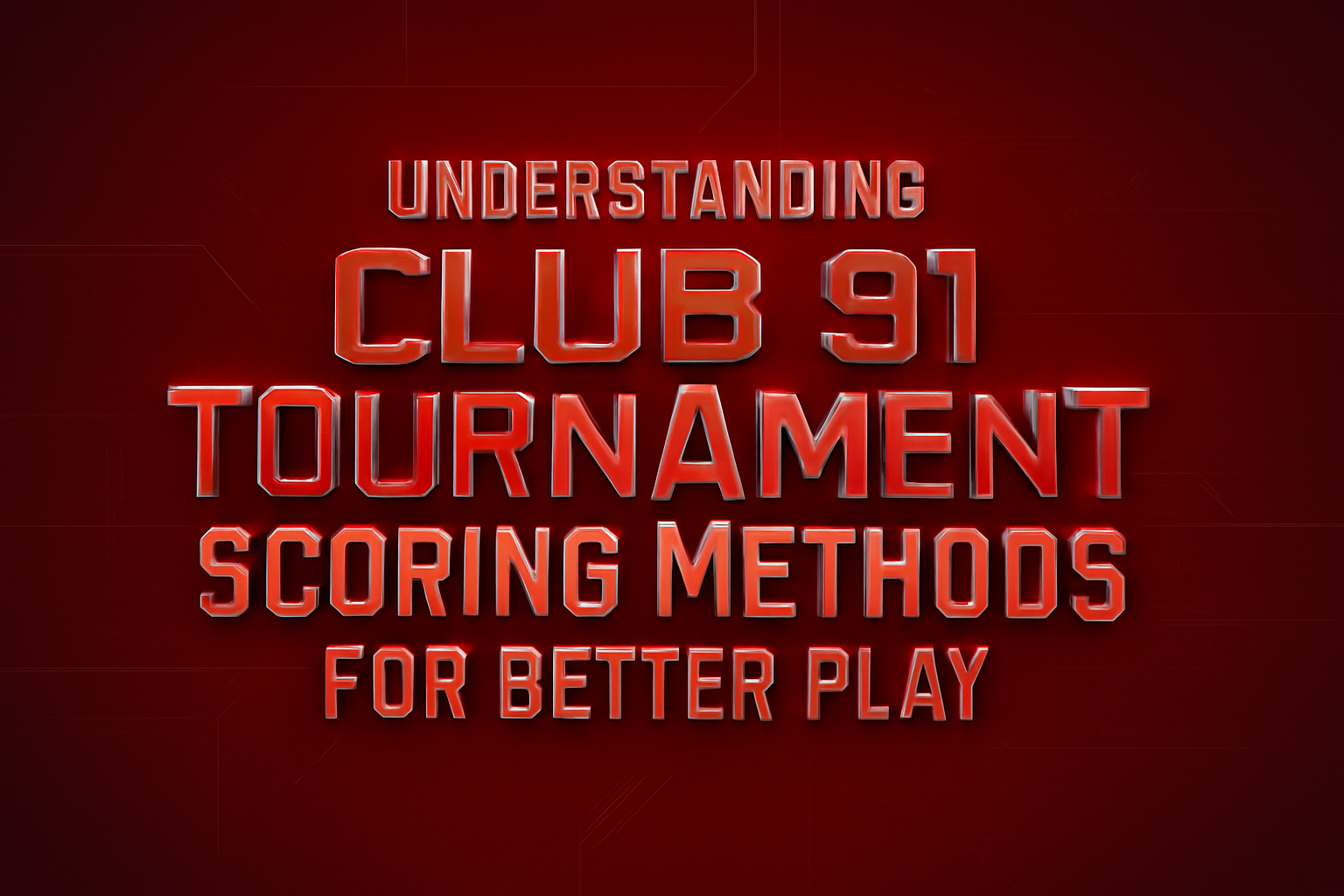 An informative scene illustrating best practices for using Club 91.