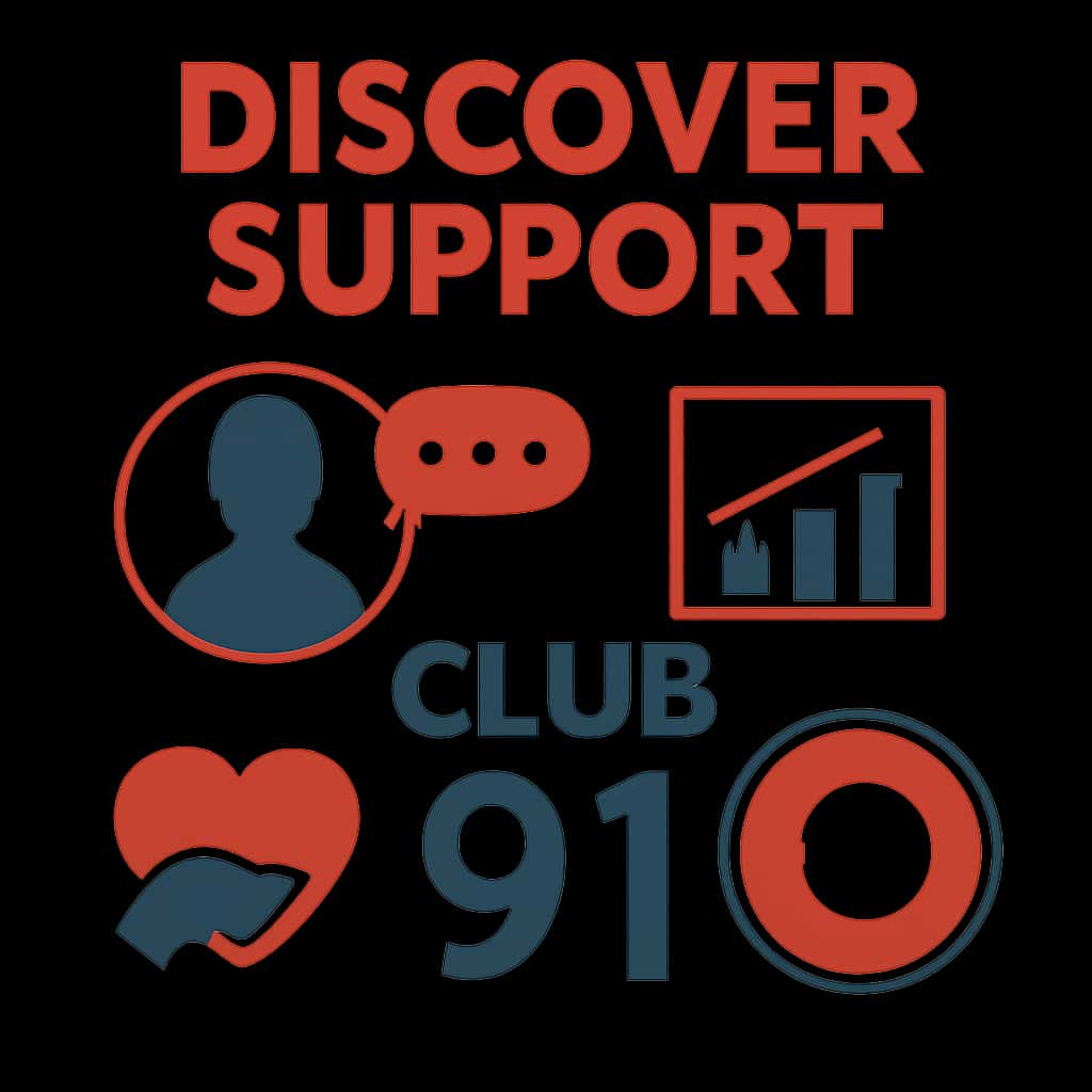 An educational diagram regarding Club 91 Support.