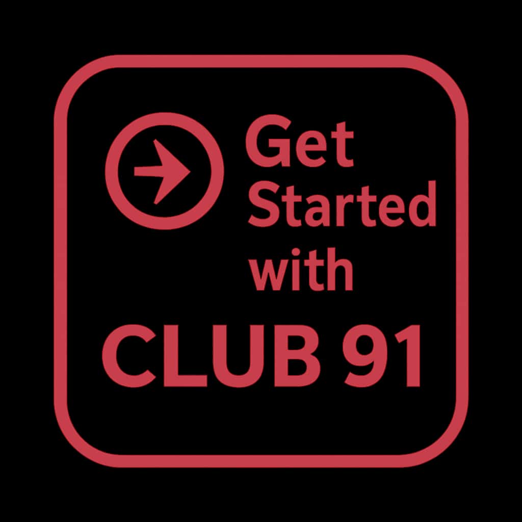 Icon representing Get Started with Club 91.