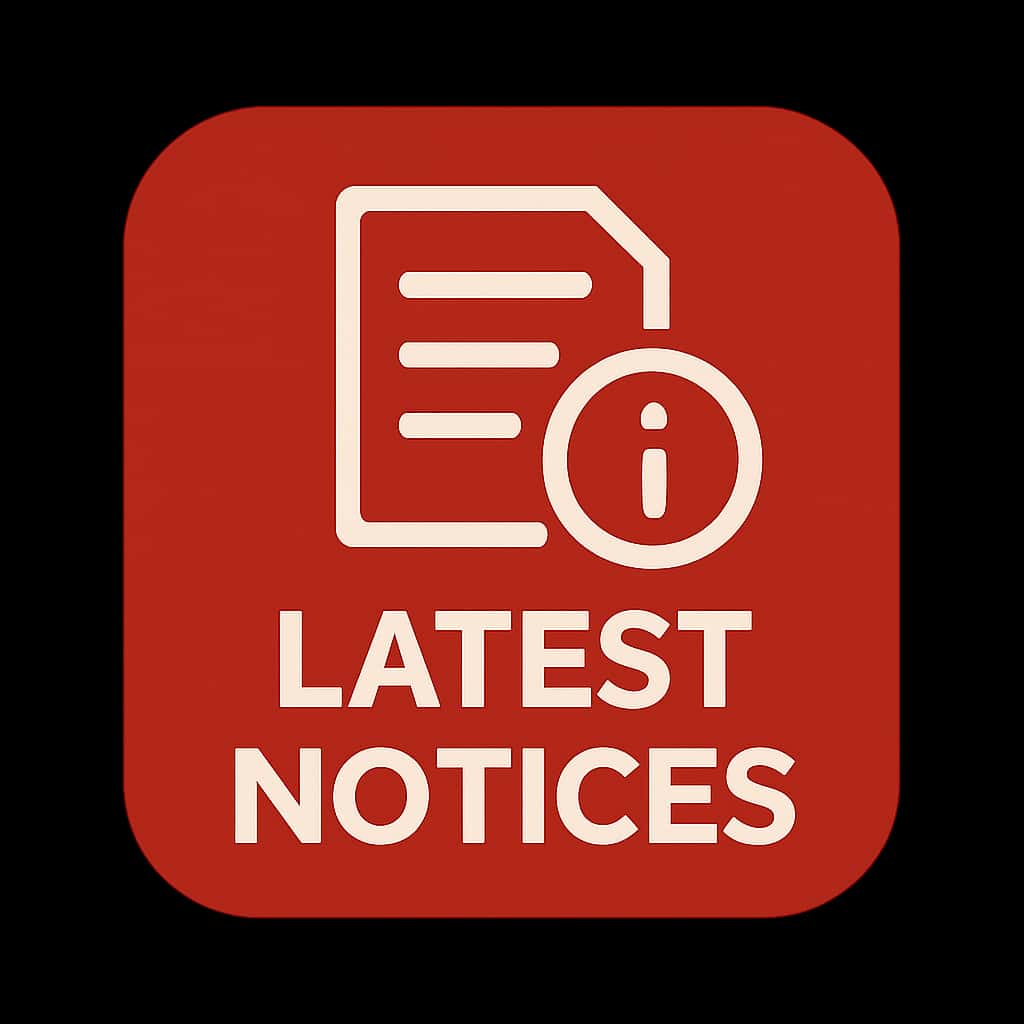 Icon representing Club 91 Notices for support and guidance.